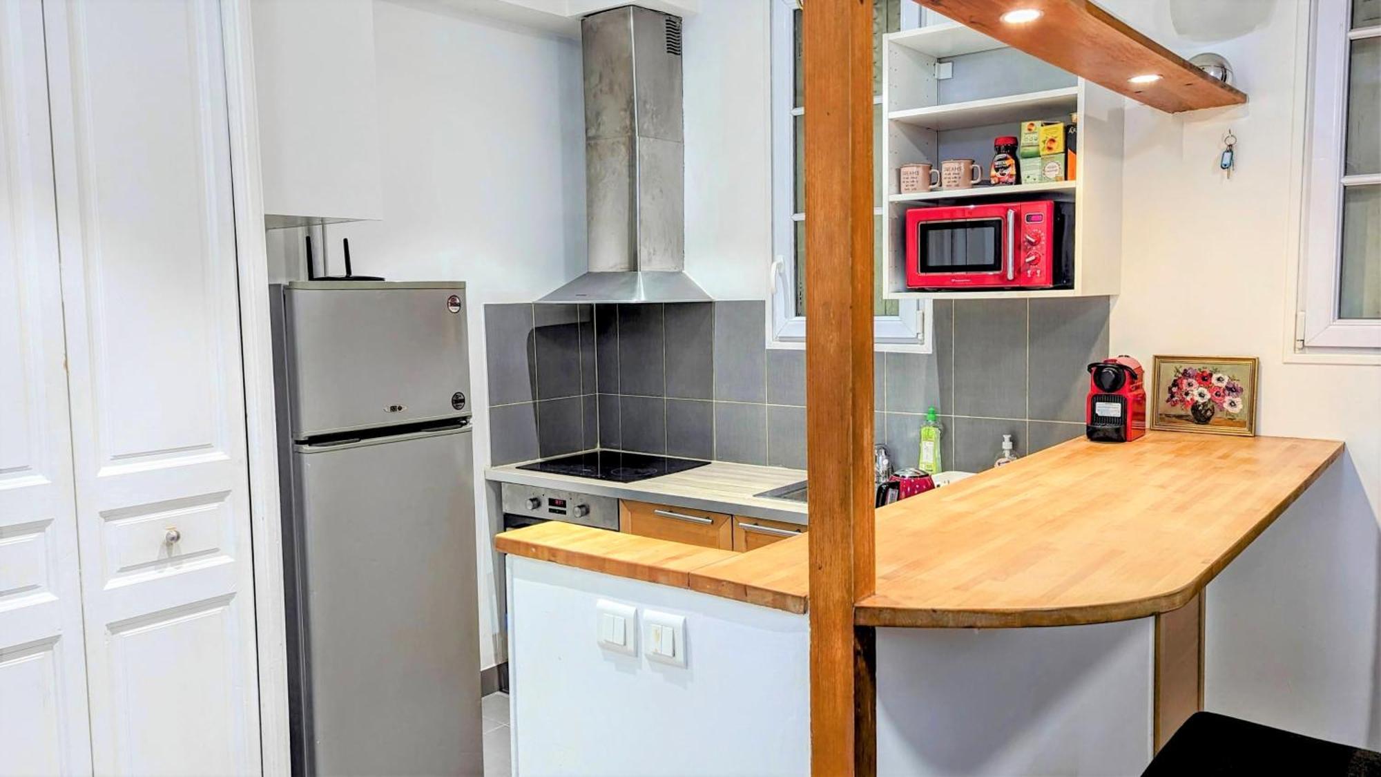 Studio Jaures - Equipped Studio Near Paris With Private Bathroom Montrouge Extérieur photo